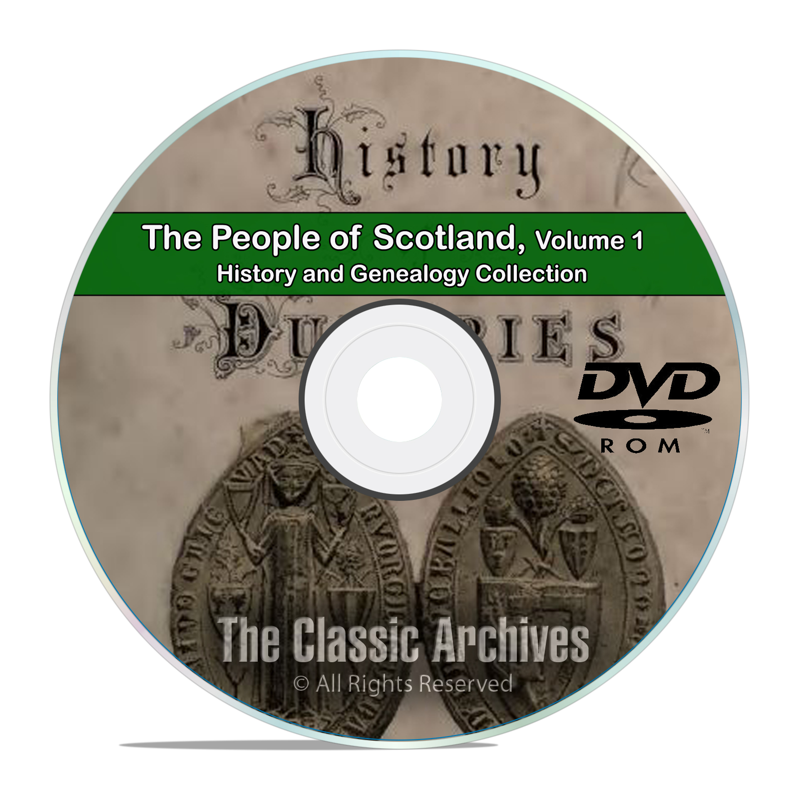 Scotland Vol 1 People Cities Towns History and Genealogy 124 Books DVD